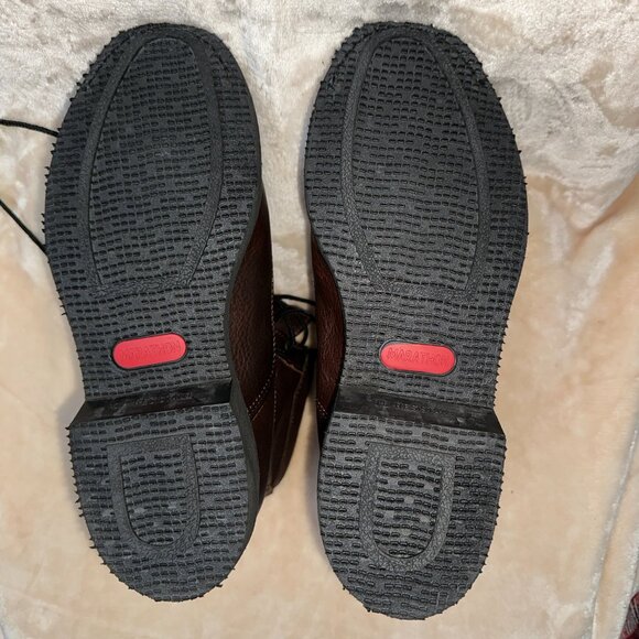 Iron Age Steel Toe EH  Brown Leather Work Boots Made in USA Men's Size 7.5 - Picture 14 of 16